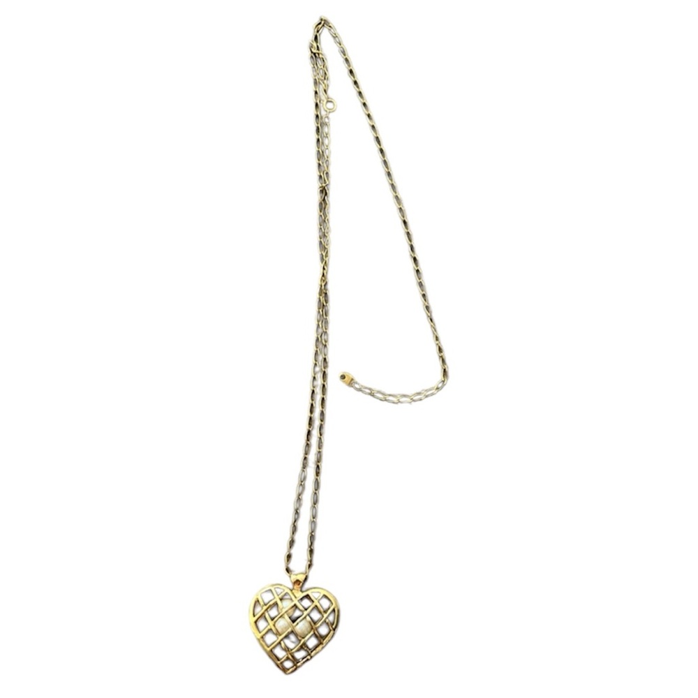 1993 Avon Capture Your Heart Pendant Necklace - Picture 3 of 4